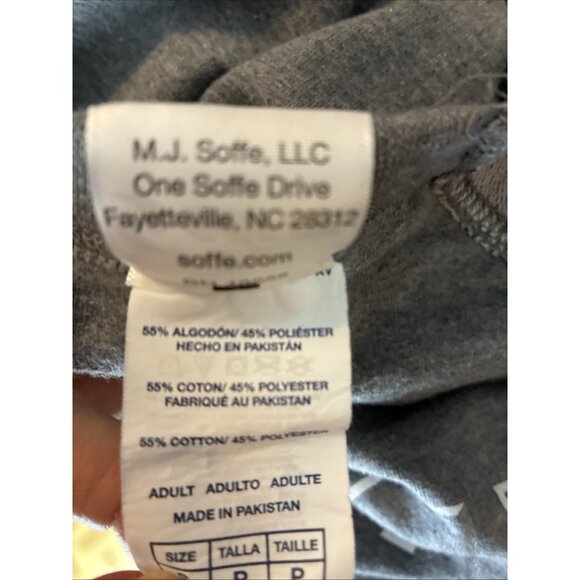 Soffe Womens S Gray Navy Grandma Sweatshirt Pullover Crewneck Military Graphic - Picture 6 of 6